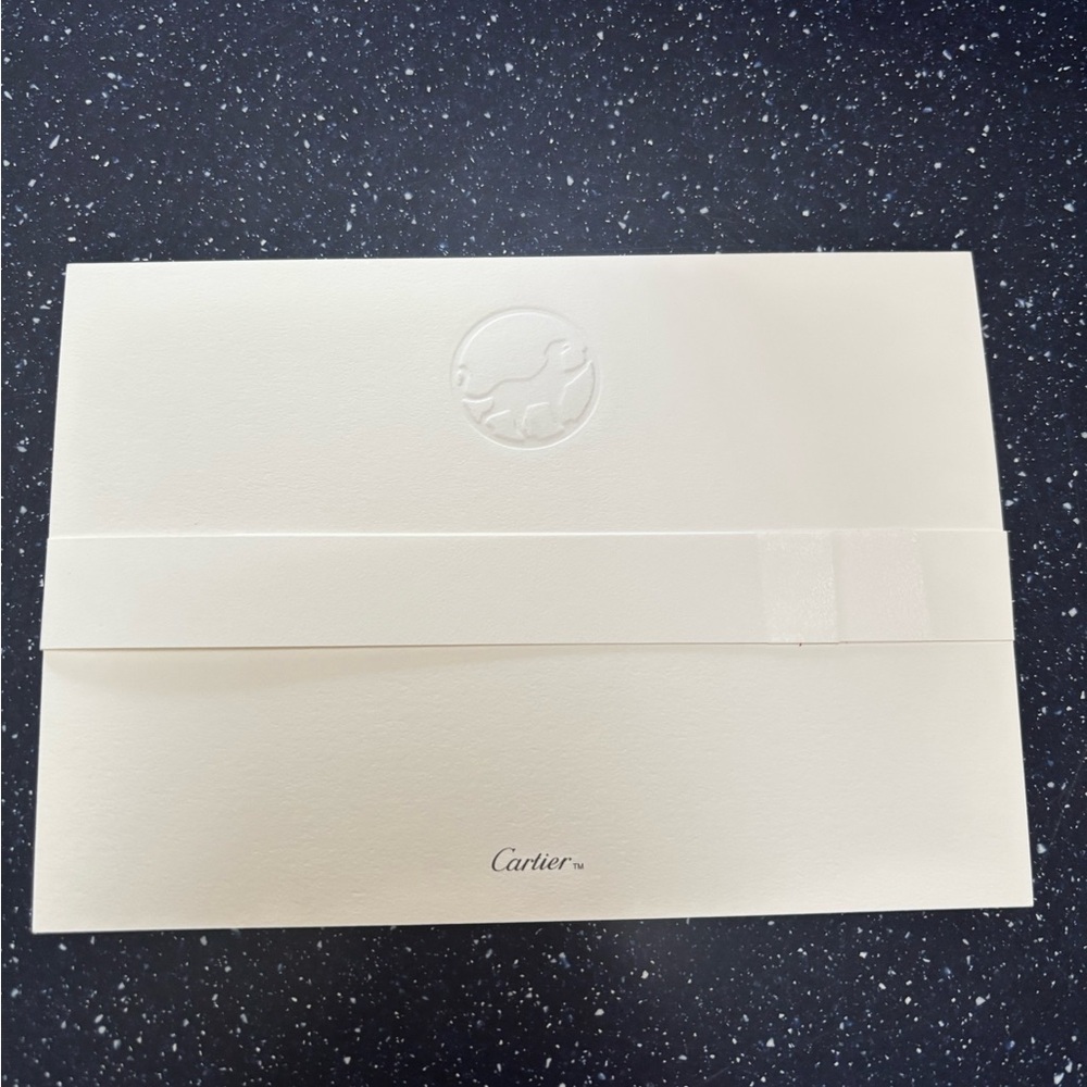 Cartier Iconic Panther Design Card and Envelope Set. 8 cards and envelopes. - Picture 3 of 5